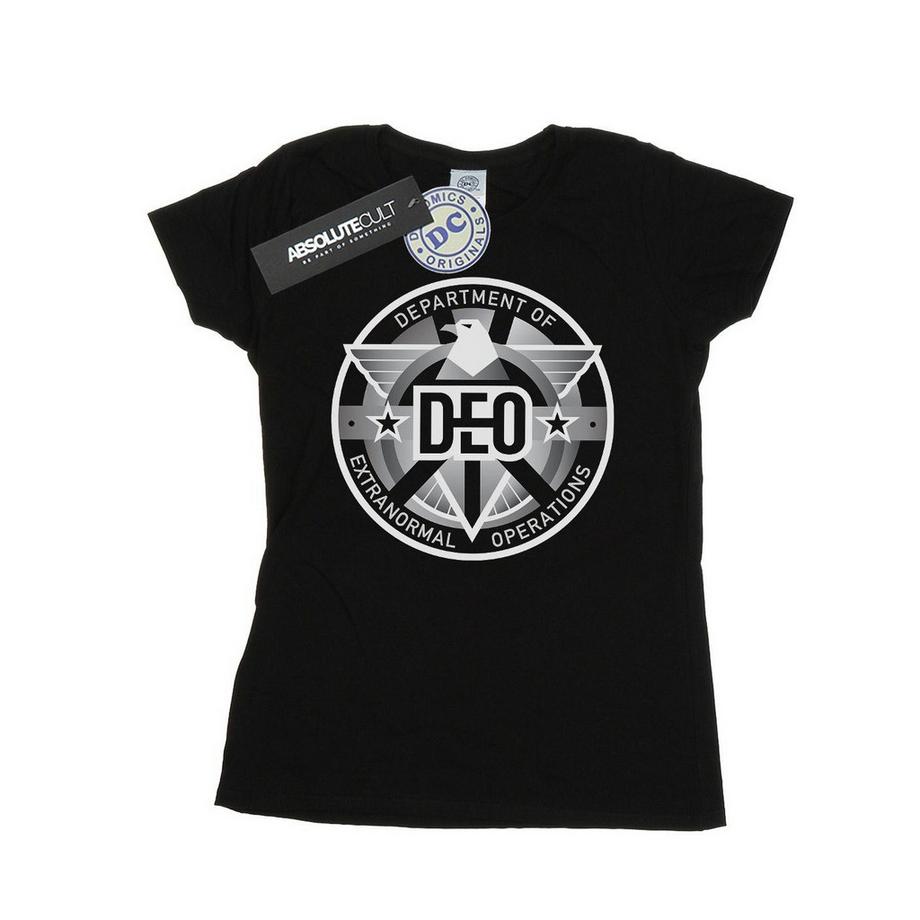DC COMICS DEO Extranormal Operations T-Shirt Stampata  