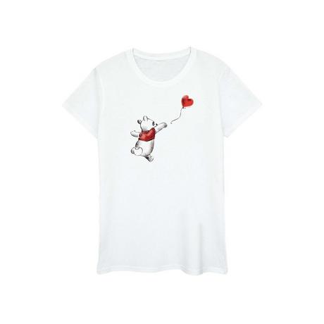 Winnie the Pooh Cuore Palloncino Stampa T-Shirt  