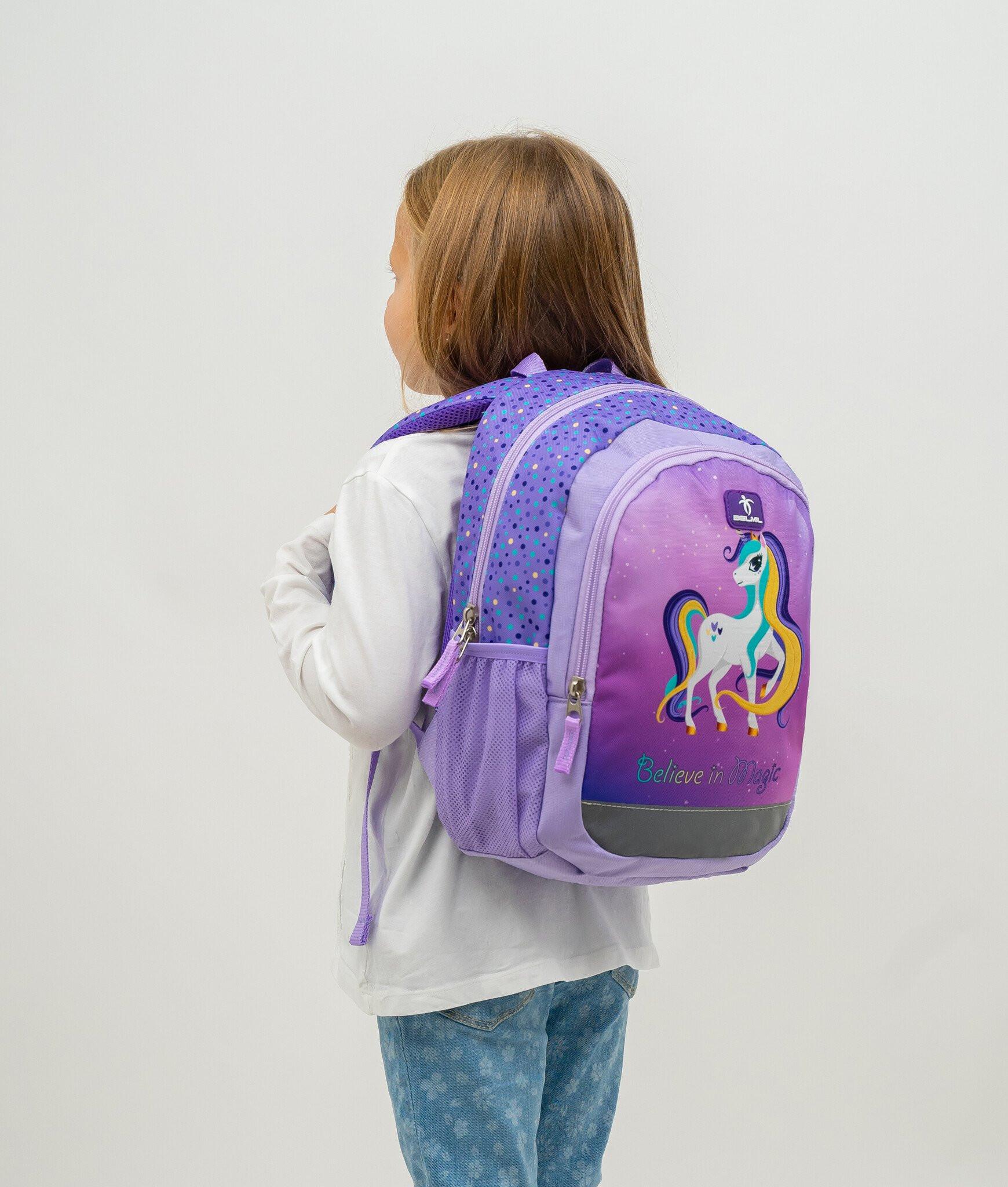 Belmil  KIDDY PLUS Kindergartenrucksack Unicorn Purple 