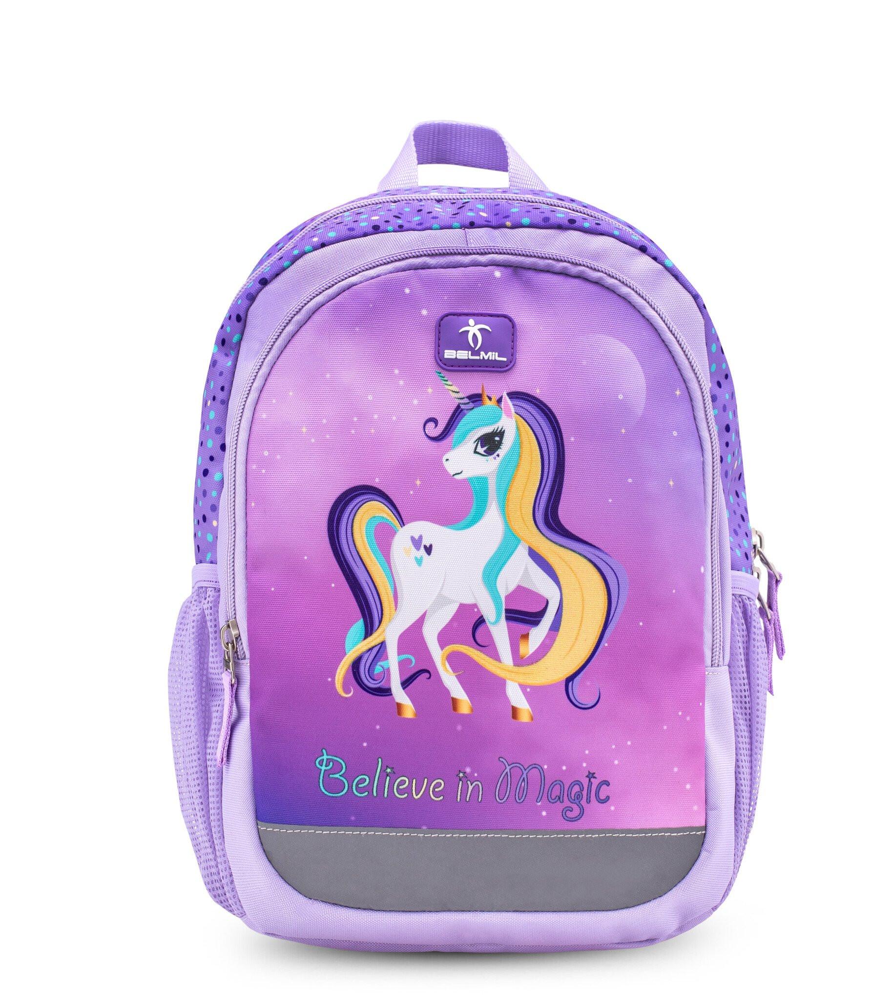 Belmil  KIDDY PLUS Kindergartenrucksack Unicorn Purple 