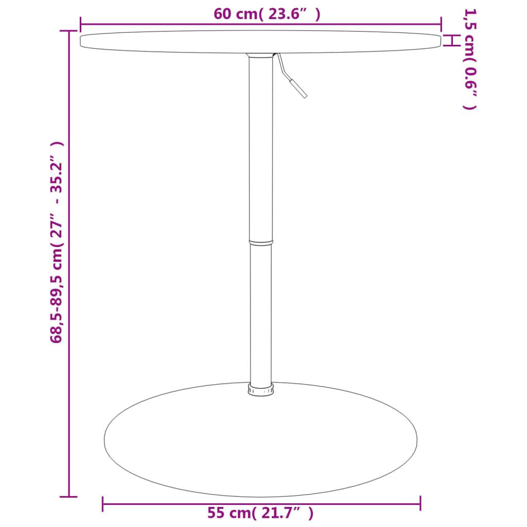 VidaXL  Table de bar bois 