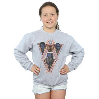 MARVEL  Black Panther Tribal Heads Sweatshirt 