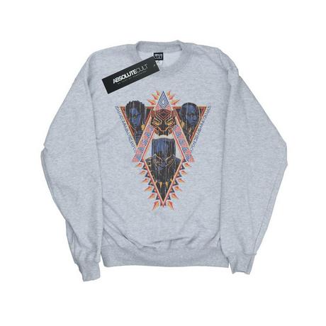 MARVEL  Black Panther Tribal Heads Sweatshirt 