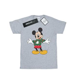 Disney  Mickey Mouse Christmas Jumper Stroke TShirt 