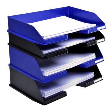 Vaschetta portacorrispondenza Combo in orizzontale Ecoblack - x 8