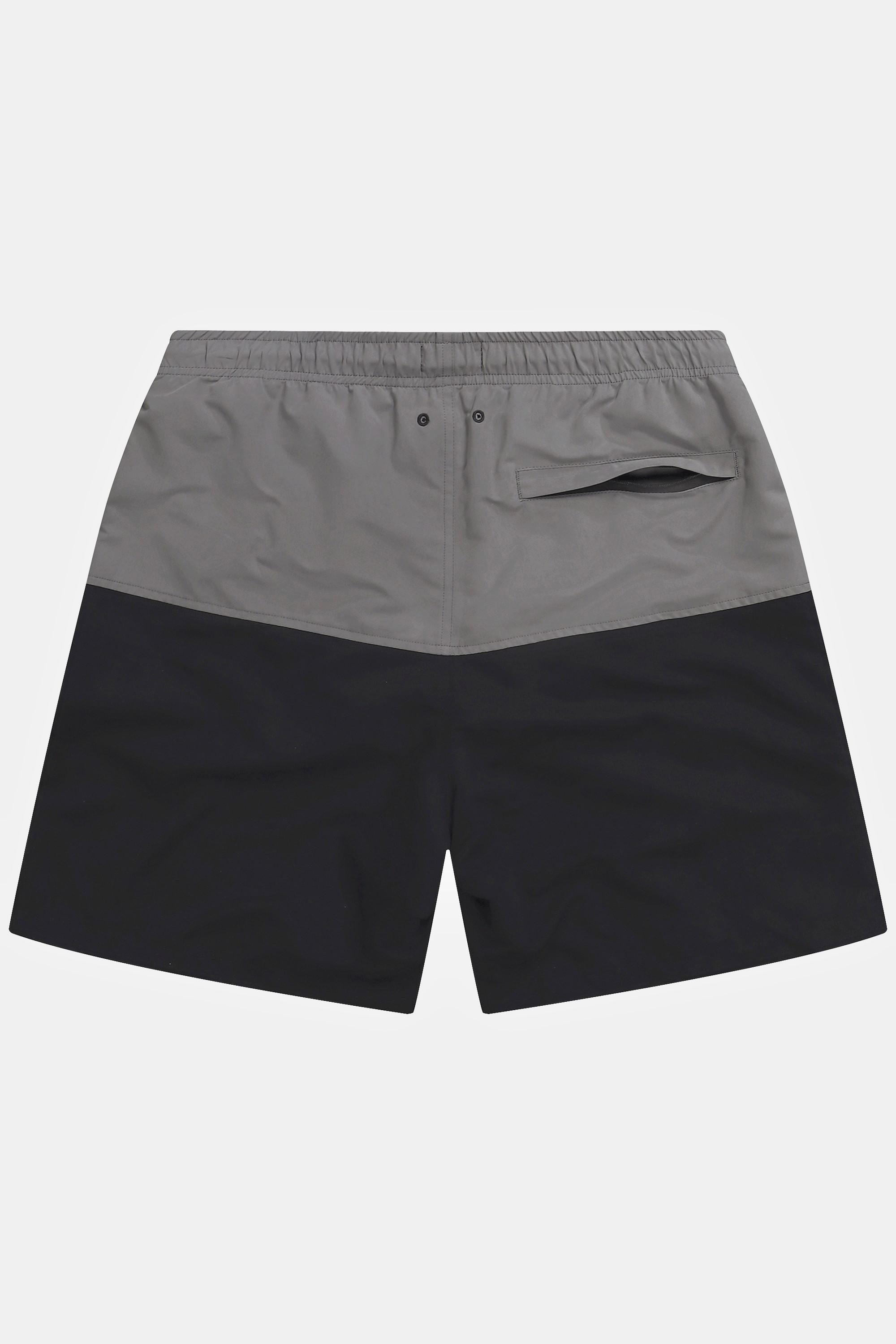 JP1880 Zweifarbige Badeshorts mit Elastikbund  