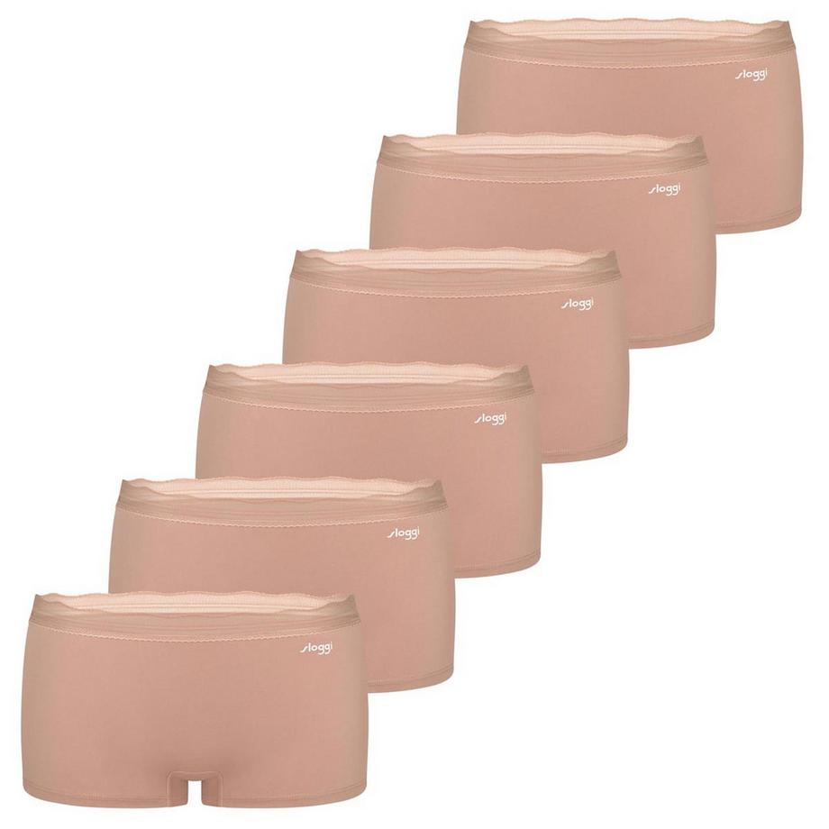 6er Pack Go Blush - Short Slip