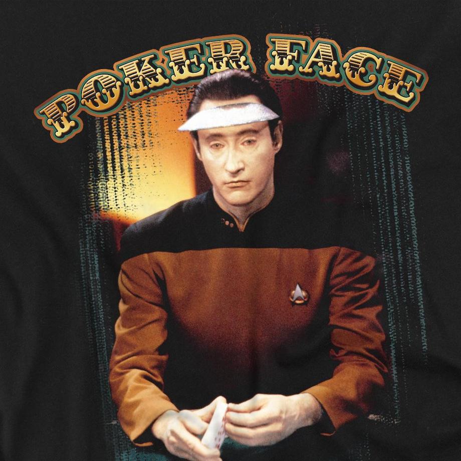 Star Trek Poker Face Langarm T-Shirt  