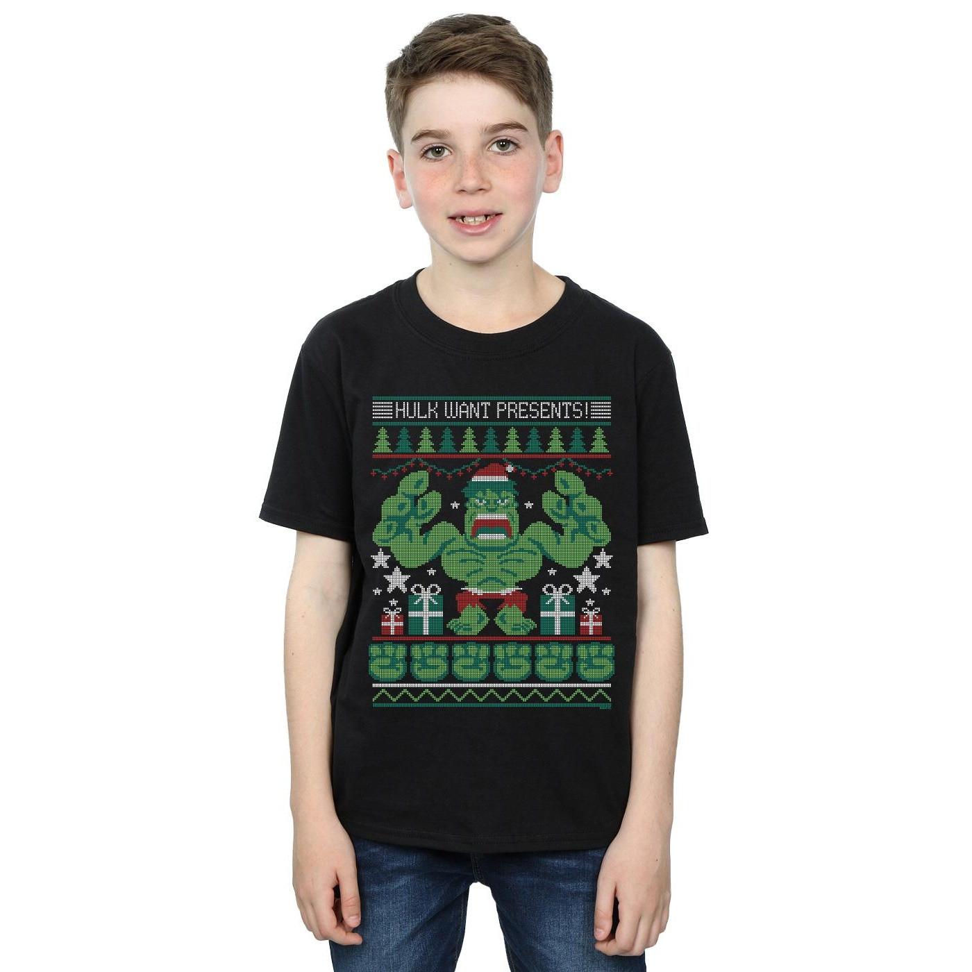 MARVEL  Hulk Want Presents TShirt 