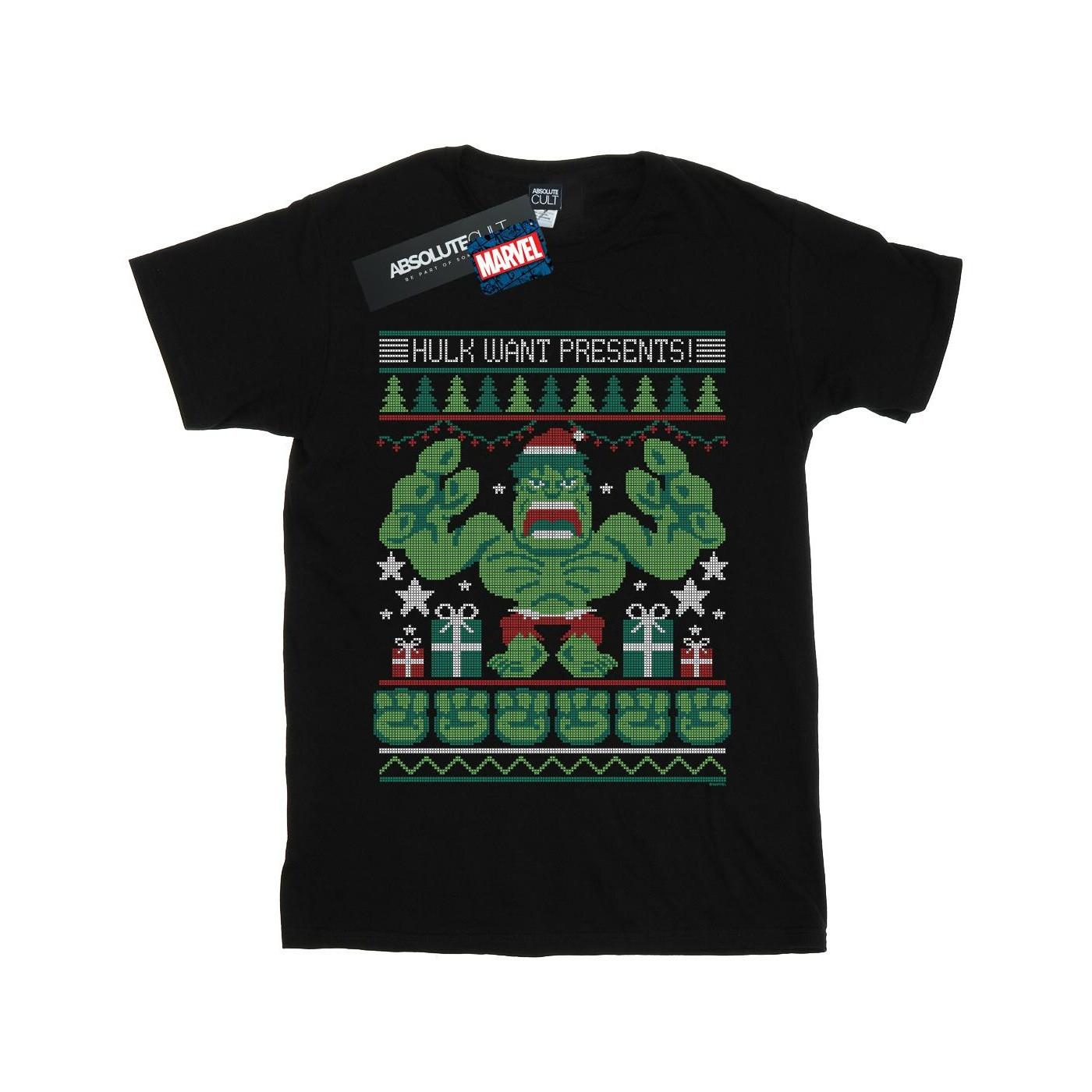 MARVEL  Hulk Want Presents TShirt 