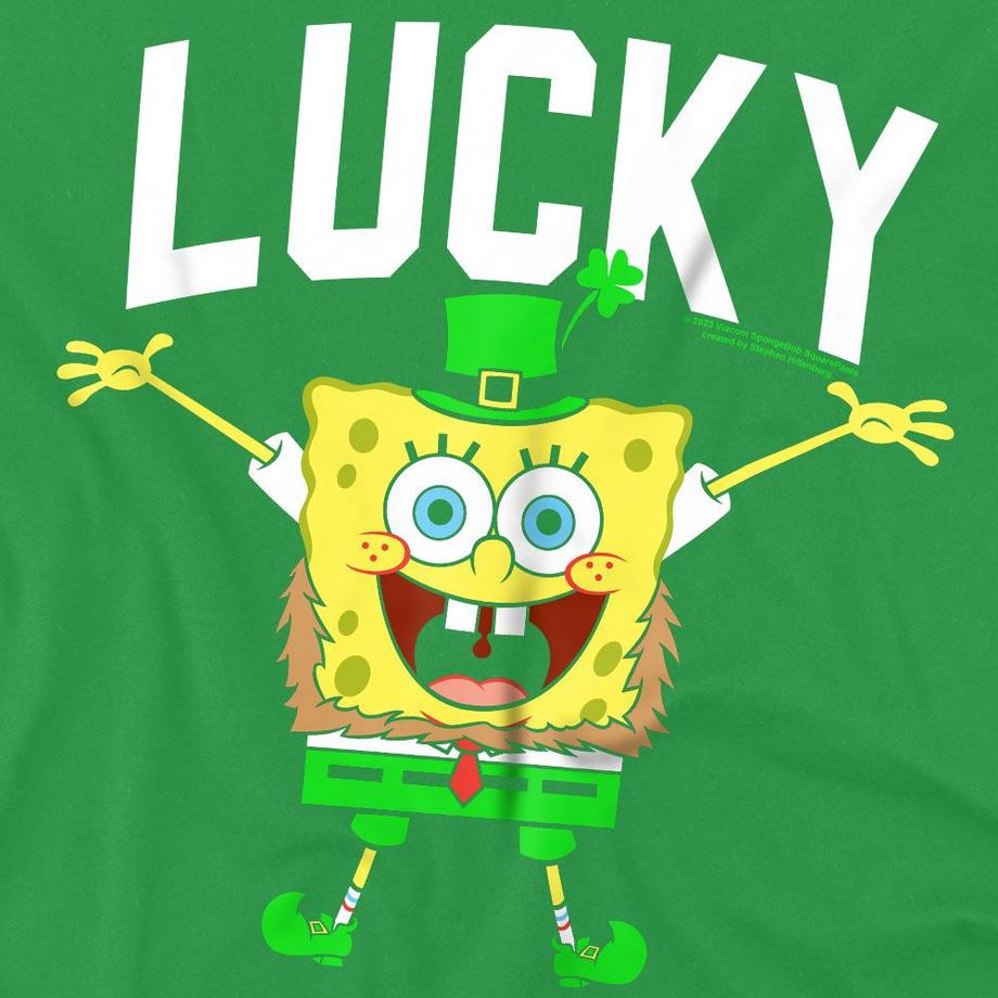 Nickelodeon  Lucky Bob Maglietta Giorno Di San Patrizio 