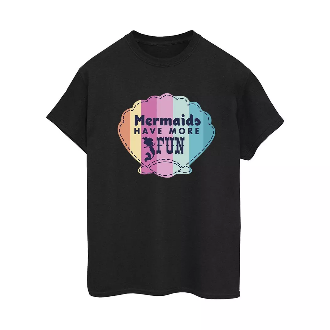 Disney - The Little Mermaid Fun TShirt, für Damen, Schwarz, Größe S