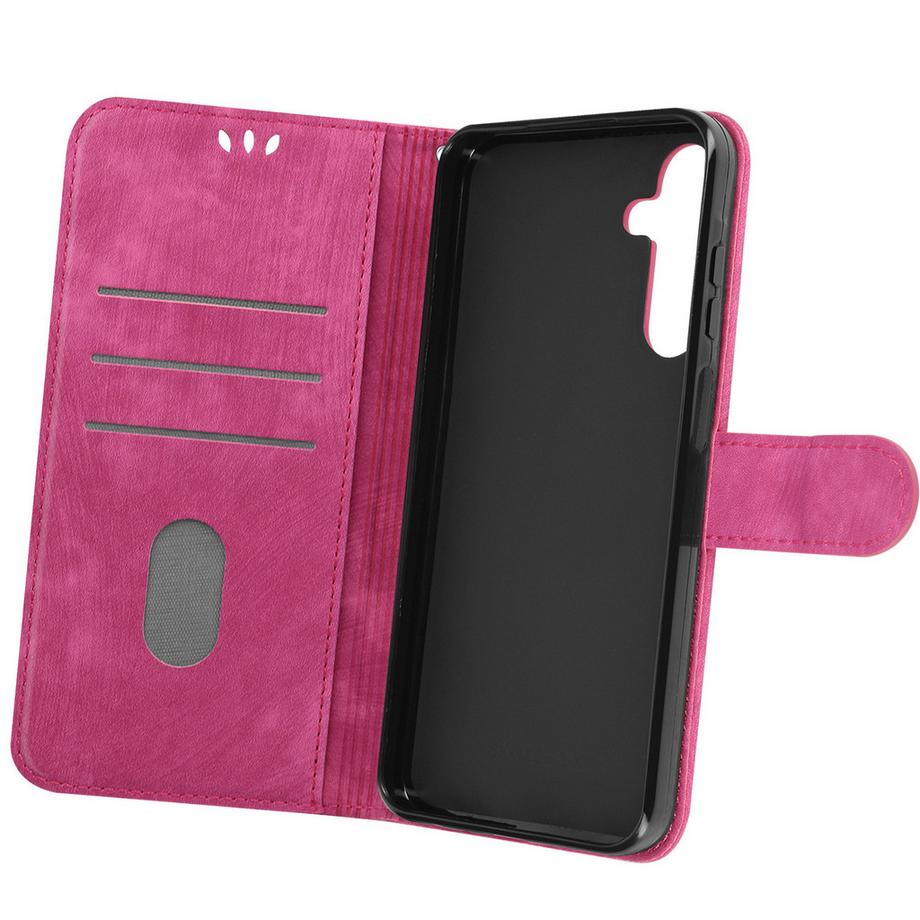 Avizar  Étui Tigre Samsung A25 5G Clapet rose 