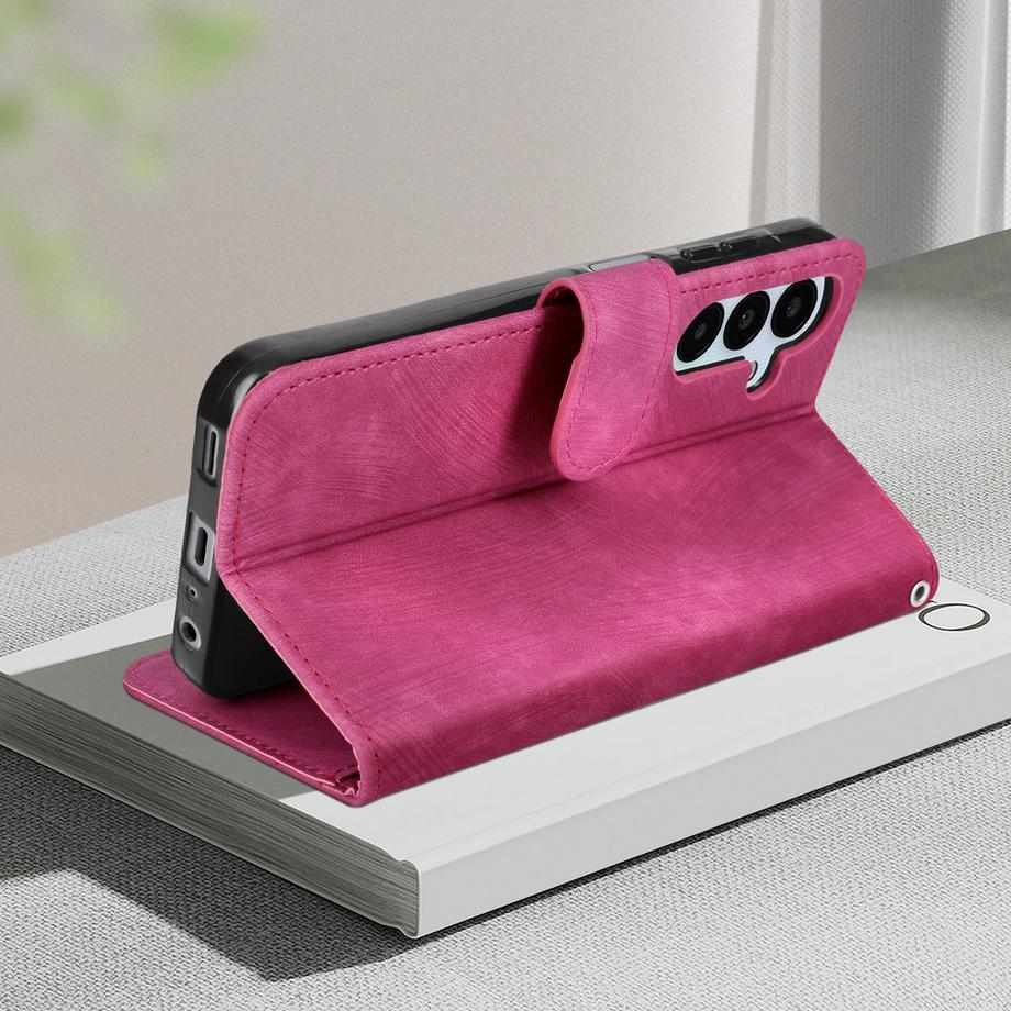 Avizar  Étui Tigre Samsung A25 5G Clapet rose 