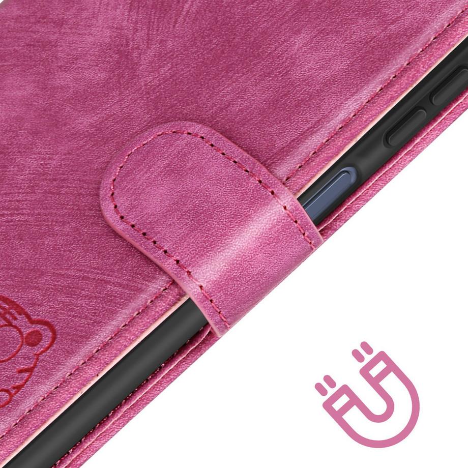 Avizar  Étui Tigre Samsung A25 5G Clapet rose 