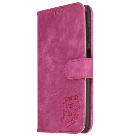 Avizar  Étui Tigre Samsung A25 5G Clapet rose 