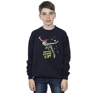 Disney  Never Grow Up Sweatshirt 