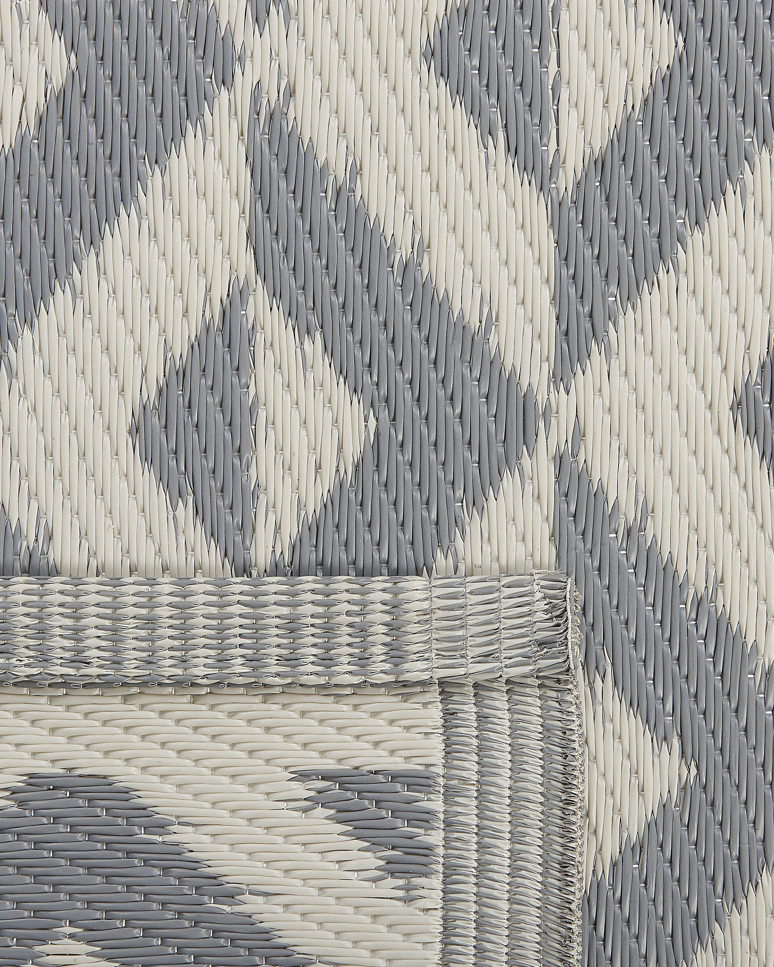 Beliani Tapis d'extérieur en Polypropylène Moderne BIHAR  