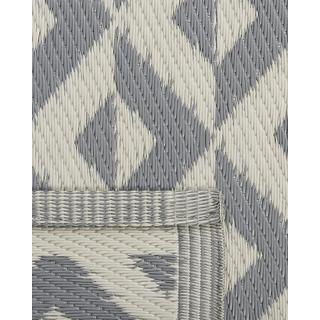 Beliani Tapis d'extérieur en Polypropylène Moderne BIHAR  