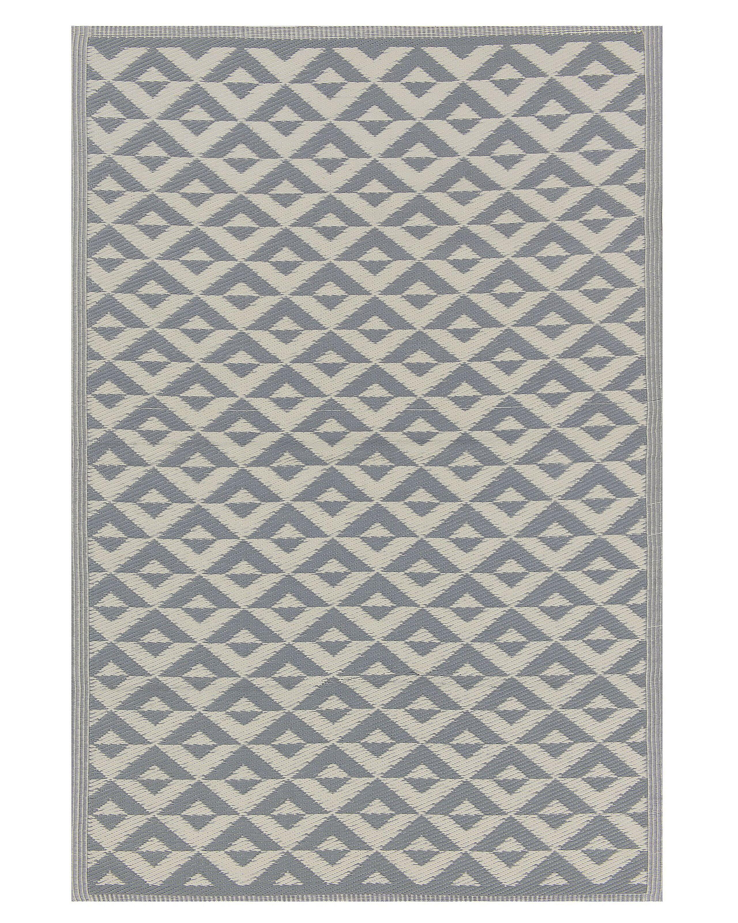 Beliani Tapis d'extérieur en Polypropylène Moderne BIHAR  