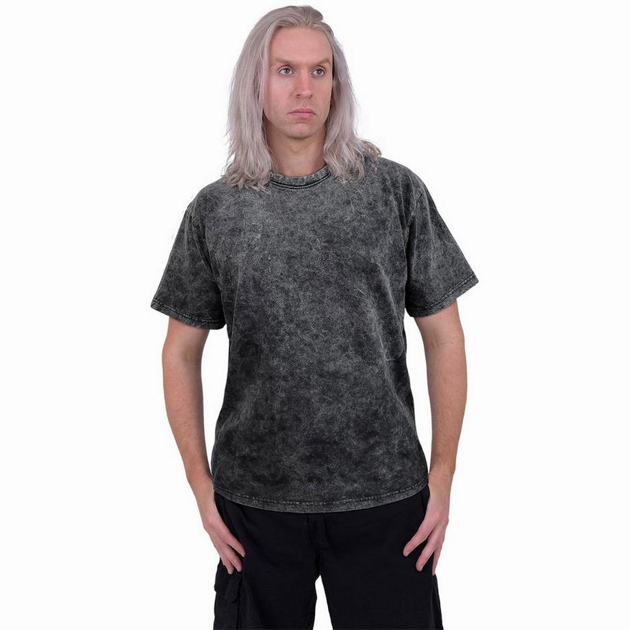 Spiral T-Shirt Lavé à lAcide  