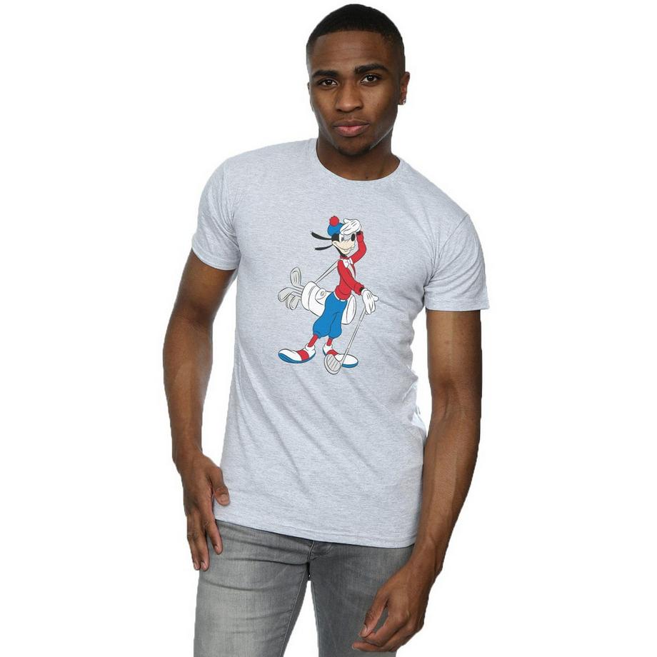 Disney Goofy Golf T-Shirt Stampata Maniche Corte  