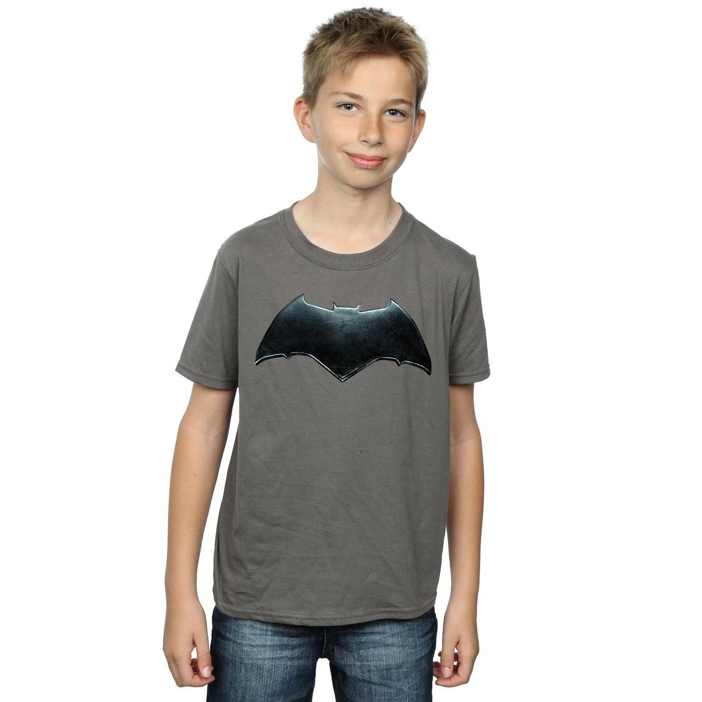 DC COMICS  Tshirt JUSTICE LEAGUE MOVIE BATMAN EMBLEM 