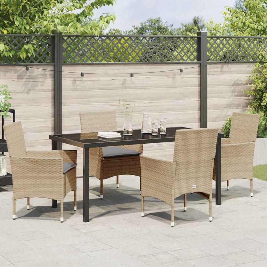 VidaXL Garten essgruppe poly-rattan  