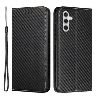 Cover-Discount  Galaxy A54 - Custodia flip look carbone 