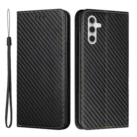 Cover-Discount  Galaxy A54 - Étui flip look carbone 