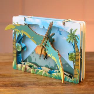 Escape Welt  Pterodactyl - 3D Holzmodell 