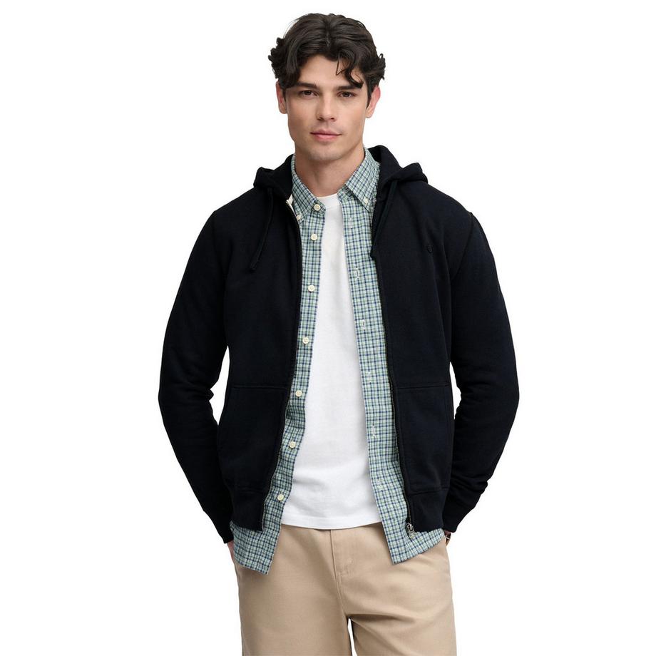 Superdry Giacca da ginnastica Uomini Confezione da 1 Vestibilità confortevole-Essential SDCO Logo Ziphood  