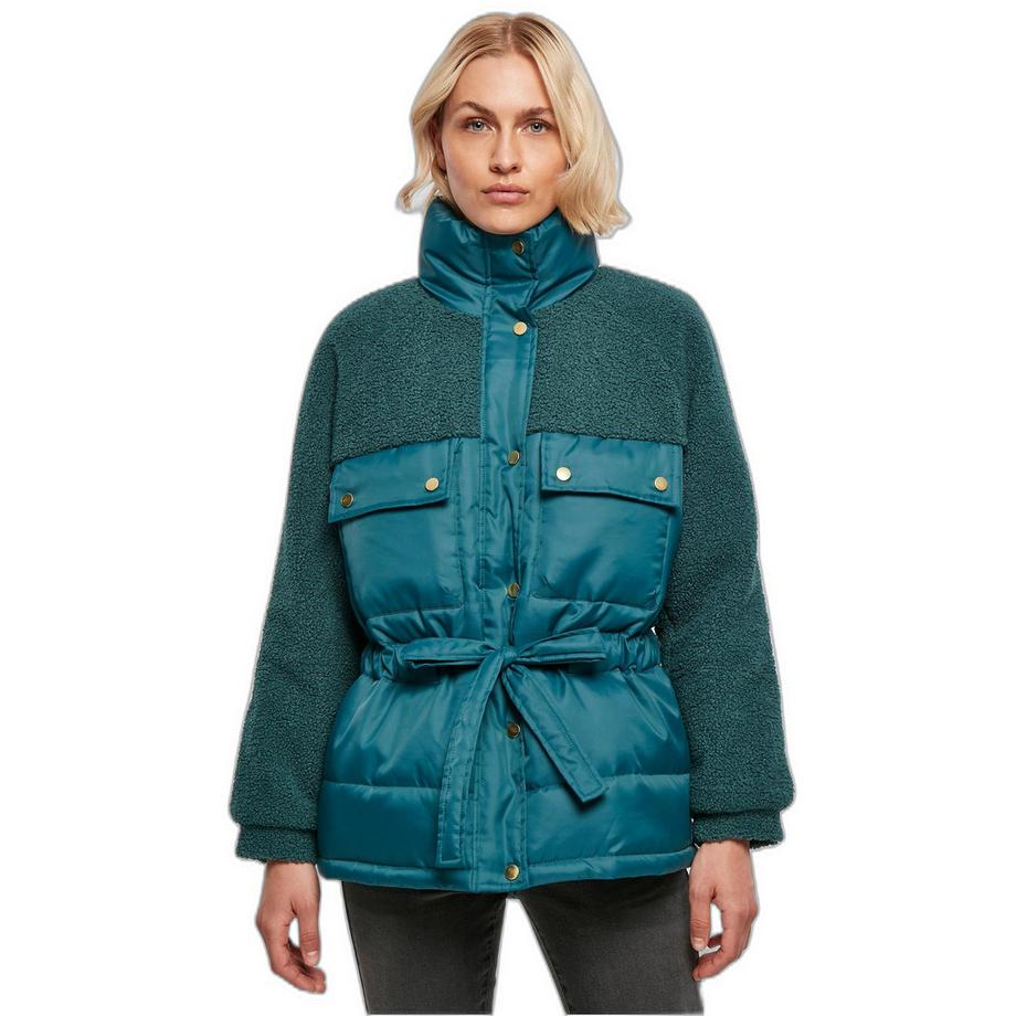 URBAN CLASSICS Giacca Sherpa Mista  