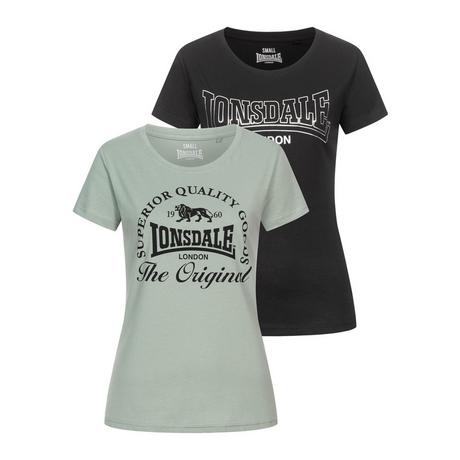 LONSDALE  t-hirt londale rowrah (x2) 