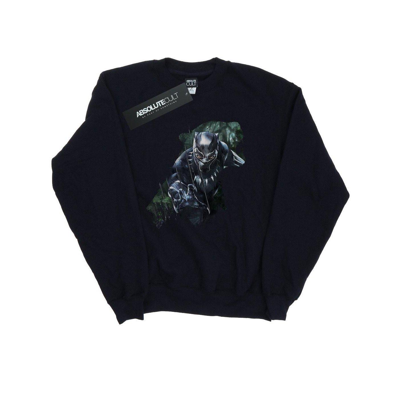 MARVEL  Sweat BLACK PANTHER WILD SILHOUETTE 