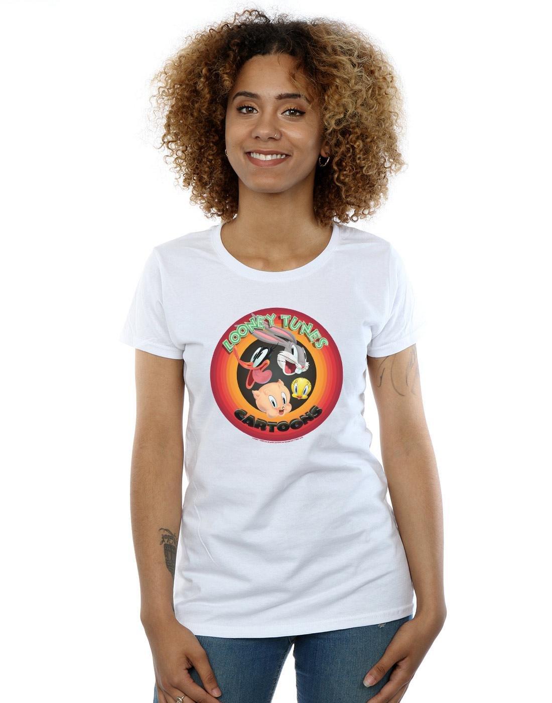 LOONEY TUNES  Cartoons Circle TShirt 