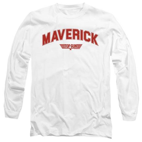 Top Gun Maverick T-Shirt Stampata a Maniche Lunghe  
