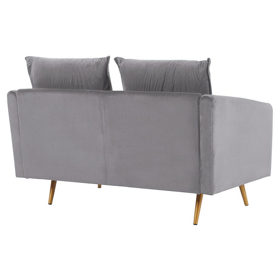 Beliani 2 Sitzer Sofa aus Samtstoff Glamourös MAURA  