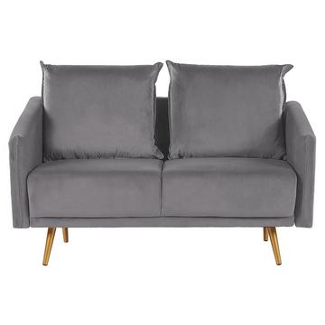2 Sitzer Sofa aus Samtstoff Modern MAURA