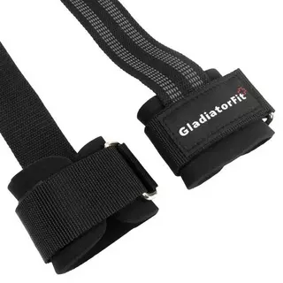 GladiatorFit Sangles de levage / tirage lifting straps musculation (lot de  2)