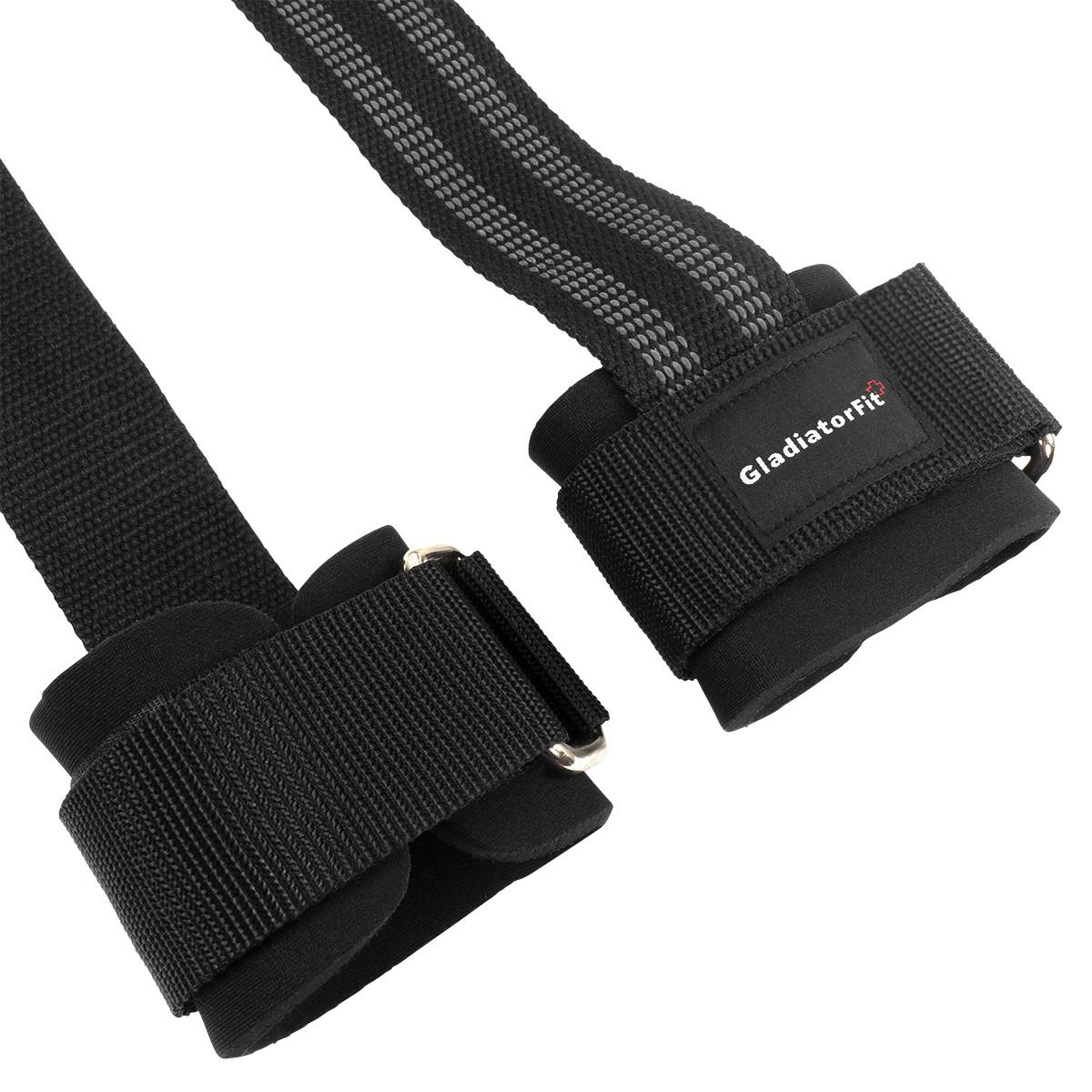 GladiatorFit  Hebebänder / Zugbänder "Lifting Straps" Muskelaufbau GladiatorFit (Satz von 2) 