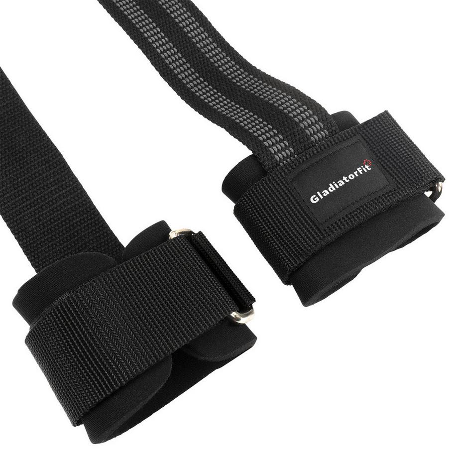 GladiatorFit  Sangles de levage / tirage "Lifting Straps" musculation GladiatorFit (lot de 2) 