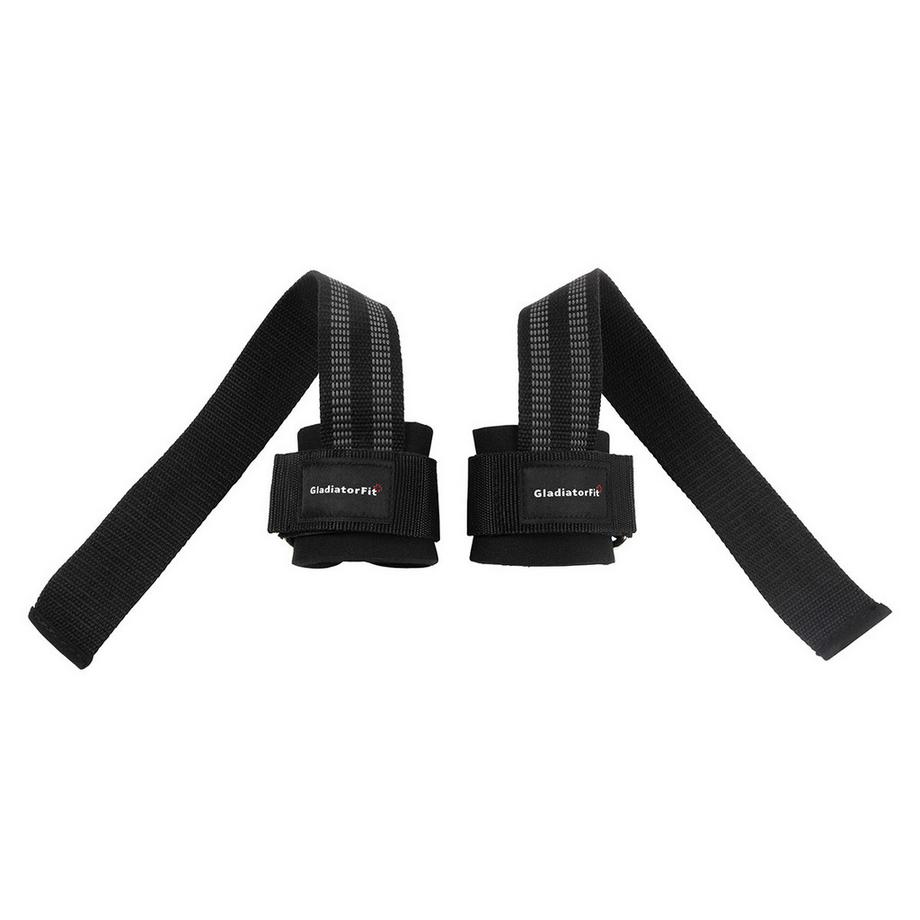 GladiatorFit  Sangles de levage / tirage "Lifting Straps" musculation GladiatorFit (lot de 2) 