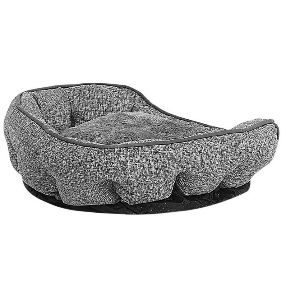 Beliani  Tierbett aus Leinen Skandinavisch CANDIR 