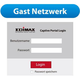 EDIMAX  AC1300 Wave 2 Dual-Band Gigabit PoE-Access Point für die Deckenmontage 