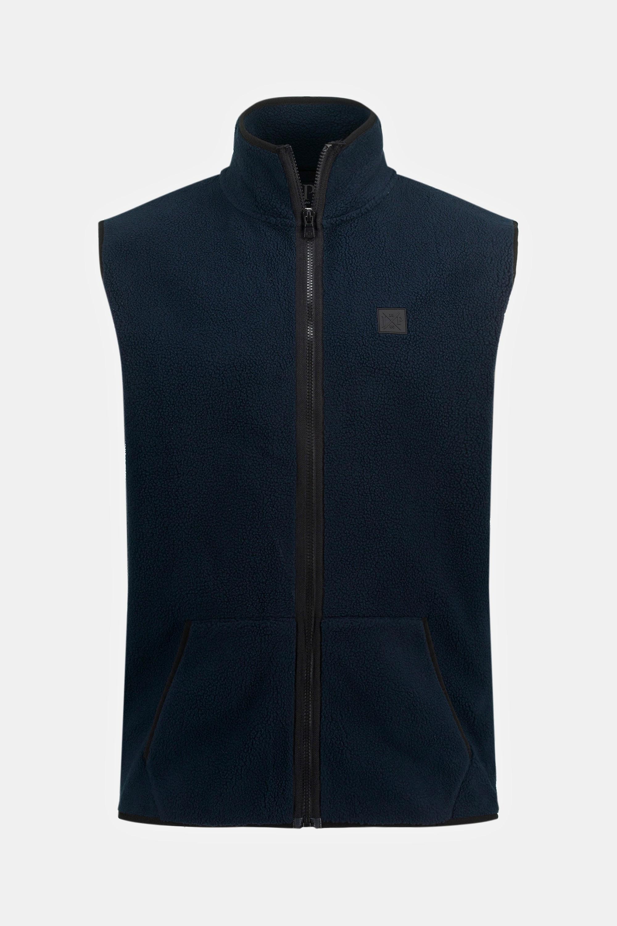 JP1880 Gilet in Pile Comfort Fit Collo Alto Tasca a Marsupio  