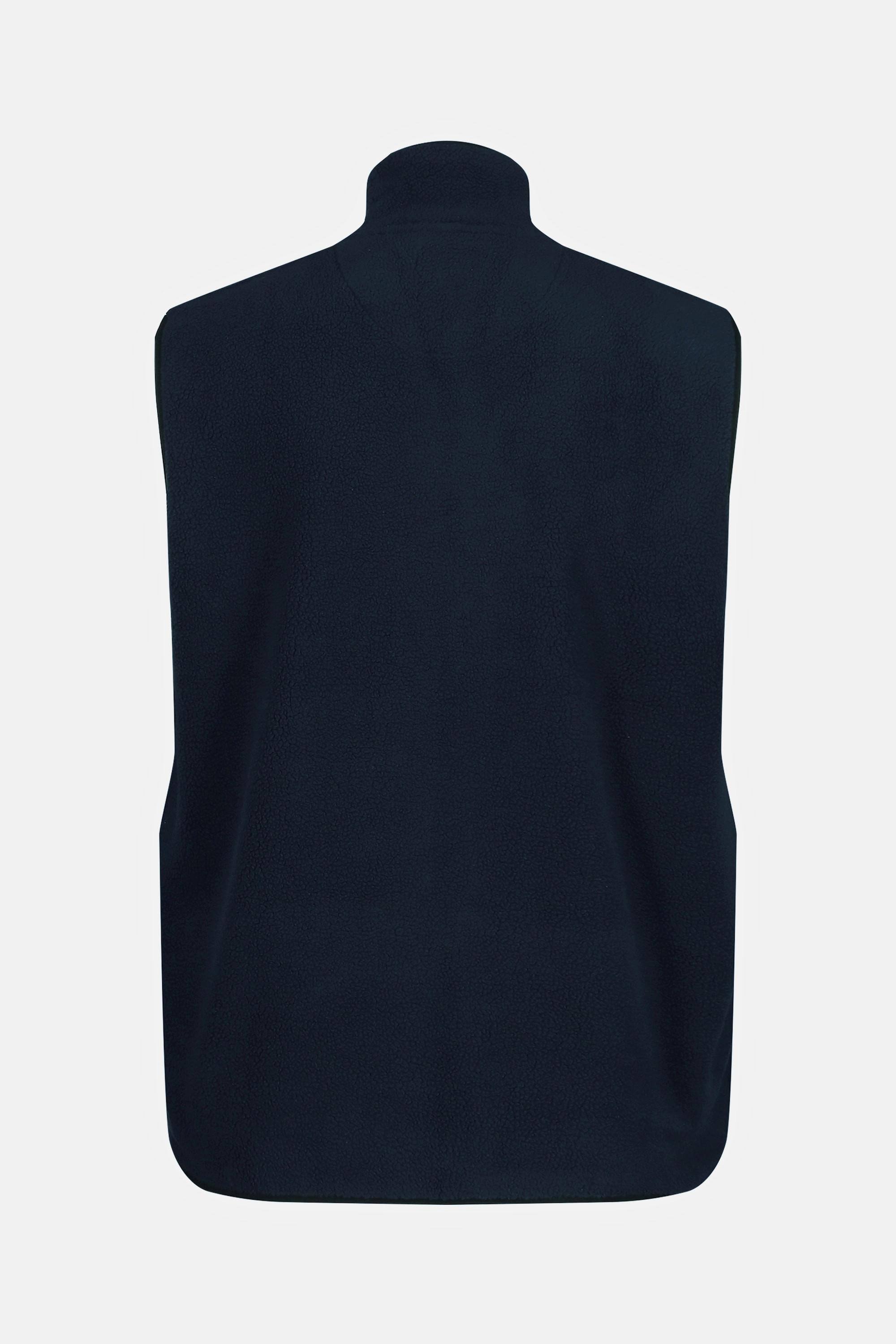 JP1880 Gilet in Pile Comfort Fit Collo Alto Tasca a Marsupio  