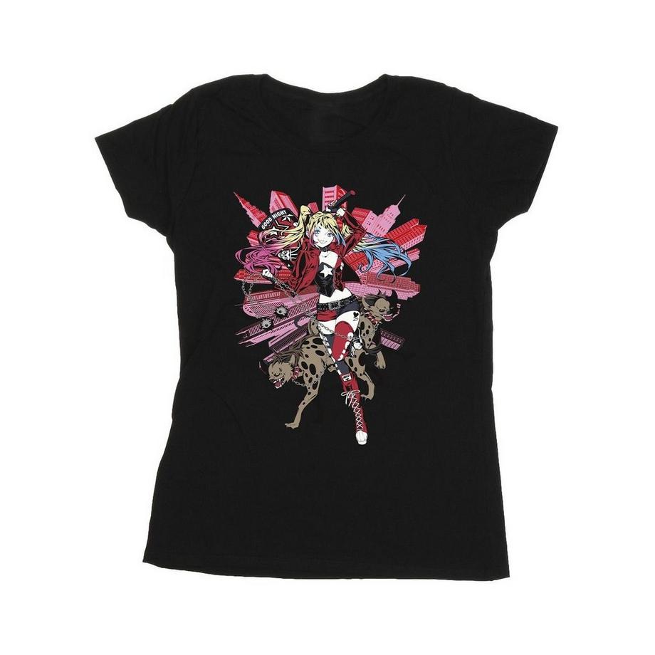 DC COMICS Harley Quinn T-Shirt Stampa Grafica  