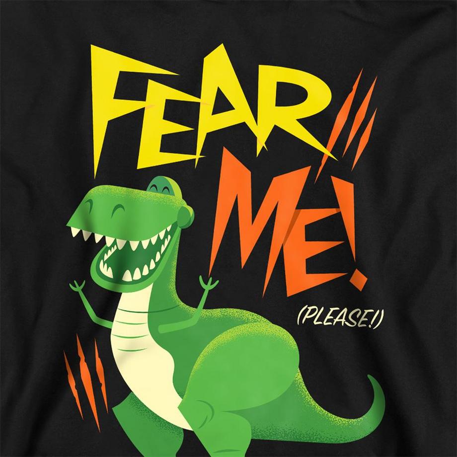 Toy Story  Fear Me Felpa Con Cappuccio Rex 