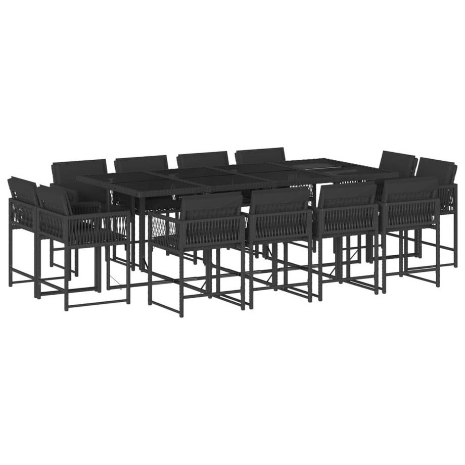 Garten essgruppe poly-rattan